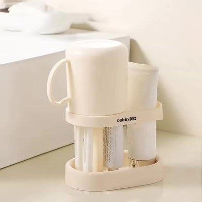 Tandbørsteholder i creme